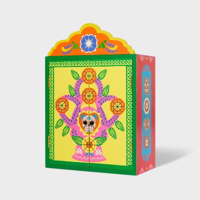 11pc Dia de Muertos Mini Wood Ofrenda Decorative Set
