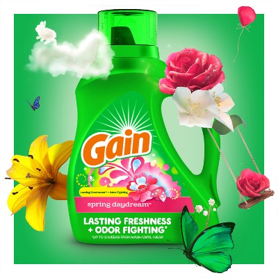 Gain Liquid Laundry Detergent - Spring Daydream - 144oz