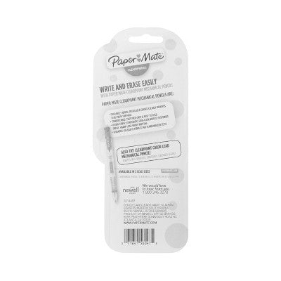 2pk #2 Mechanical Pencils with Lead/Eraser Refill ClearPoint Elite .7mm Multicolor - PaperMate