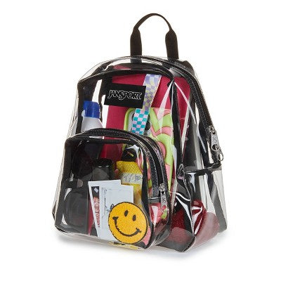 JanSport Clear Mini Shoulder Bag - Black