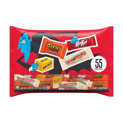 HERSHEY'S Assorted Halloween Candy Miniatures - 16.38oz/55pc 04/2026