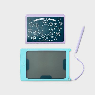See Through Drawing Pad - Mint - Gigglescape: ABS Material, Enhances Fine Motor Skills, Doodle Mats & Boards