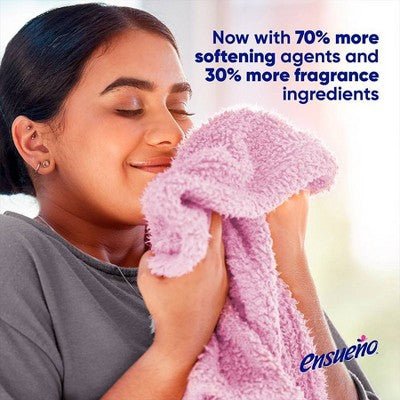 Ensueno Spring Fresh Liquid Fabric Softener - 105oz: Plastic Bottle, Contains Naturally Derived Ingredients, Jasmine Scent, 120 Uses