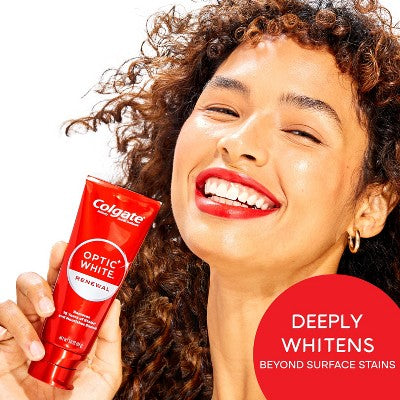 Colgate Optic White Renewal Teeth Whitening Toothpaste - High Impact White - 3.0oz