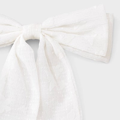 Girls' Butterfly Bow - Cat & Jack White