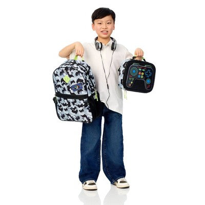 Locker Club Backpack Set with Lunch Box and Headphones - Camo