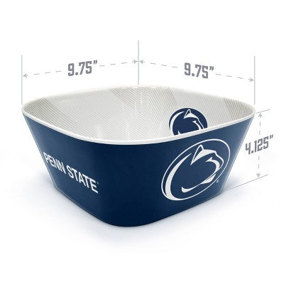 NCAA Penn State Nittany Lions Serving Bowl: Melamine Rounded Square, 15 Volume