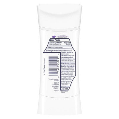 Dove Beauty Limited Edition Bridgerton Antiperspirant & Deodorant Stick - Whispering Wisteria - Orchids & Champagne Scent - 2.6oz