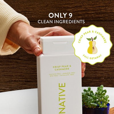 Native Limited Edition Fall Getaway Body Wash - Crisp Pear & Cashmere - 18 fl oz: Sulfate-Free, For Sensitive Skin