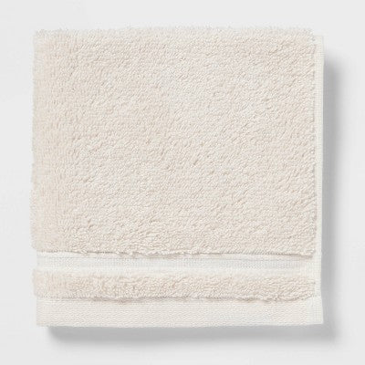 4pk Total Fresh Antimicrobial Washcloth Set Tan - Threshold