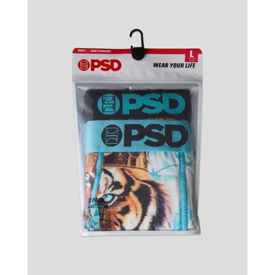 PSD Men's Tiger Rosa/Beast Mode Print Briefs - M