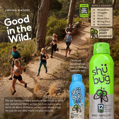 Shubug Active Insect Repellent Personal Bug Spray 6oz