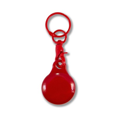 Sonix Apple AirTag Cover - Jelly Red: Polycarbonate Keychain Accessory Case