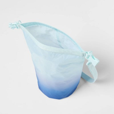 Roll Top Wet/Dry Bag with Crossbody Strap Blue Ombre - Sun Squad