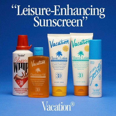 Vacation Sunscreen Orange Gelee Spray Oil - SPF 30 - 5 fl oz: Whole Body Application, Scented, Octocrylene