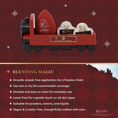 Profusion Cosmetics Harry Potter Holiday | Hogwarts™ Express Sponge Set - 4 PC
