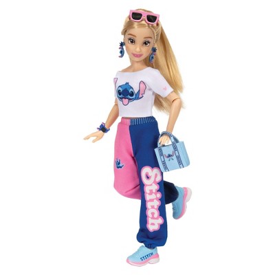 Disney ILY 4ever 12.5" Stitch Doll Varsity Jacket Blonde Hair/Brown Eyes