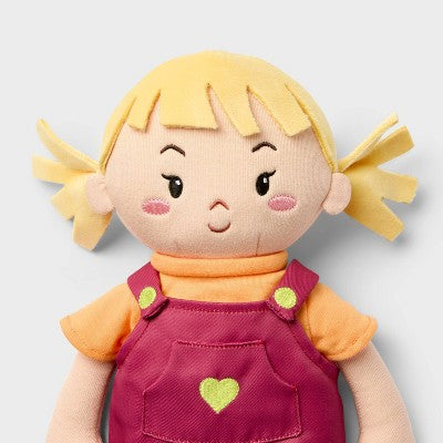 15" Soft Toddler Doll - Gigglescape: Polyester Material, Character Theme, Variable Eye & Hair Features