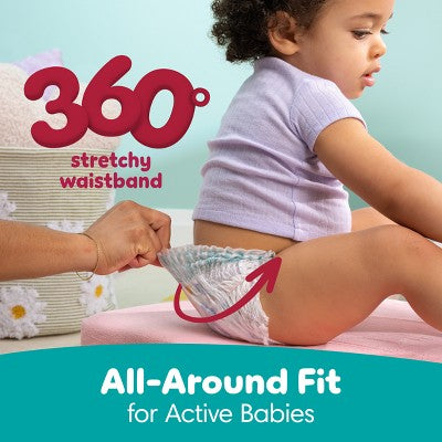 Pampers Cruisers 360 Disposable Diapers OMS Pack - Size 3 - 168ct