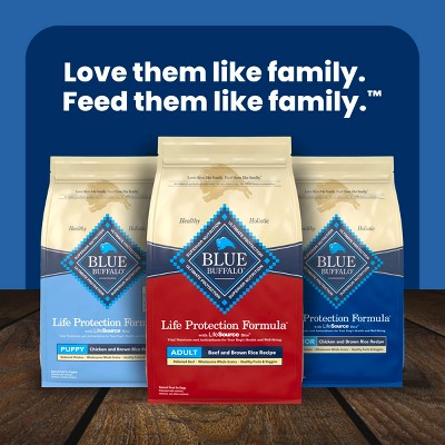 Blue Buffalo Life Protection Formula Natural Adult Dry Dog Food with Beef and Brown Rice - 5lbs