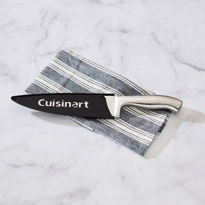 Cuisinart Classic 8" Stainless Steel Chef Knife with Blade Guard - C77SS-8CF2: High Carbon, Ergonomic, Rust-Resistant