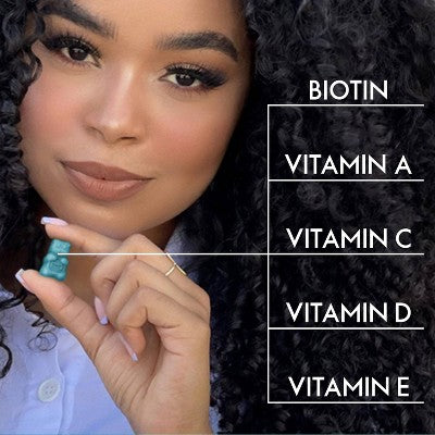 SugarbearPRO Hair Vitamin Vegan Gummy - Multivitamin + Extra Strength Biotin - 62ct