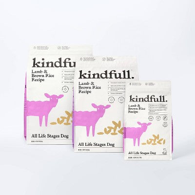 Lamb & Brown Rice Recipe Dry Dog Food - 5lbs - Kindfull