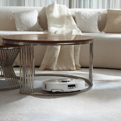 Roborock Qrevo Curv Robotic Vacuum and Mop 6.5" Path White: Multi-Surface, Electric, Tangle-Free, Automatic Height Adjustment, 2.5L Capacity (LOCAL PICKUP ONLY)