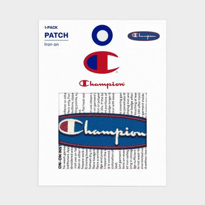 Champion Vintage Script Patch - Blue