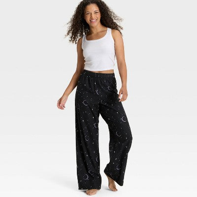 Women's Celestial Pajama Pants - Hyde and EEK! Boutique Black L