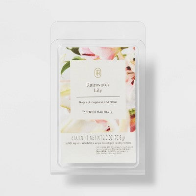 6ct Rainwater Lily Wax Melts 2.5oz - Threshold