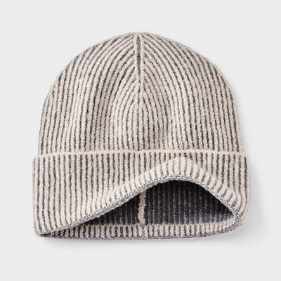 Plaited Cuffed Beanie - Universal Thread Gray