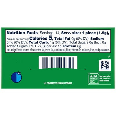 Orbit Spearmint Sugar-Free Chewing Gum Single Pack -14ct