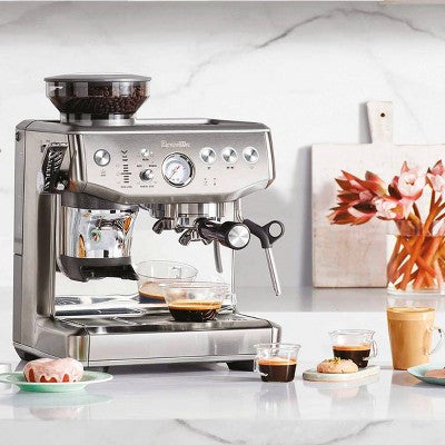 Breville Barista Express Impress Stainless Steel Espresso Maker BES876BSS1BNA1