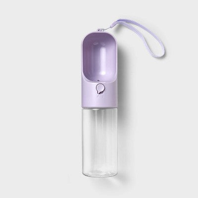 Dog Water Bottle - 14oz - Purple - Boots & Barkley