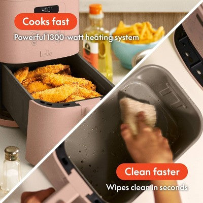 bella 4qt Slim Air Fryer Blossom