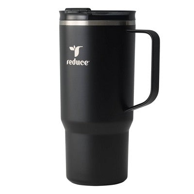 Reduce 24oz Hot1 Vacuum Insulated Stainless Steel Travel Mug with Steam Release Lid Black: Dishwasher-Safe