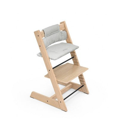 Stokke Tripp Trapp Classic High Chair Cushion 2, Made with Organic Cotton - Nordic Gray