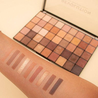 Makeup Revolution Maxi Reloaded Eyeshadow Palette - Ultimate Nudes - 2.16oz