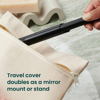 quip Sonic Electric Metal Toothbrush and Travel Case - Black