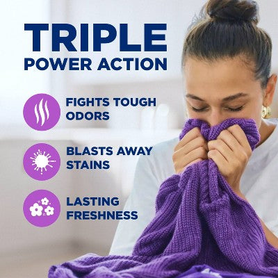 Arm & Hammer Plus OxiClean with Odor Blasters Fresh Burst Liquid Detergent 122 Loads - 158.6oz