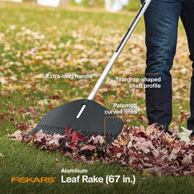 Fiskars 67" Leaf Rake (LOCAL PICKUP ONLY)