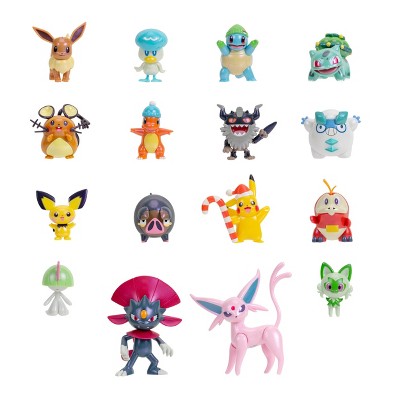 Pokemon Deluxe Holiday Calendar 2024 Battle Figure Pack