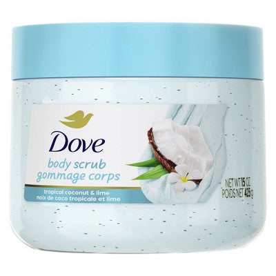 Dove Beauty Scrub - Tropical Coconut & Lime - 15 oz