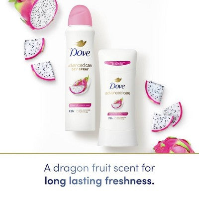 Dove Beauty Advanced Care Antiperspirant Deodorant Stick - Dragon Fruit and Coconut Cream - 72-Hour - 2.6oz