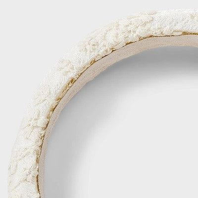 Lace Padded Floral Headband - A New Day Ivory