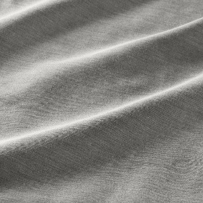 Full Easy Care Cotton Blend Sateen Fitted Sheet Gray - Room Essentials: Machine Washable, 225 Thread Count, MADE IN GREEN Certified