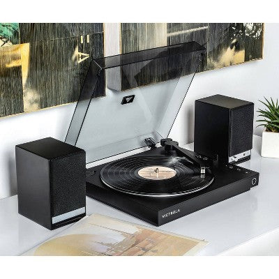Victrola Automatic Turntable: Bluetooth Belt Drive with RCA Connection
