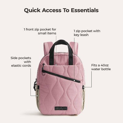 Bagsmart Bagsmart 23L Vega Featherlight 15.6" Backpack - Crepe Pink