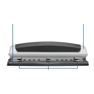 Swingline Precision Pro Punch: Metal 3-Hole Puncher